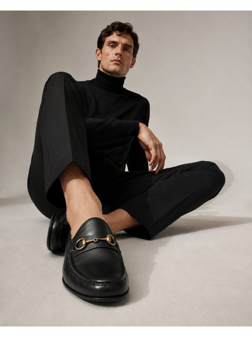 Carmina Shoemaker 80746 XIM Black Horsebit Loafers UK 11.5/US 12.5